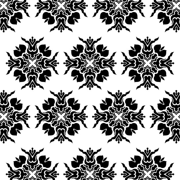 patrón floral abstracto fresco geométrico