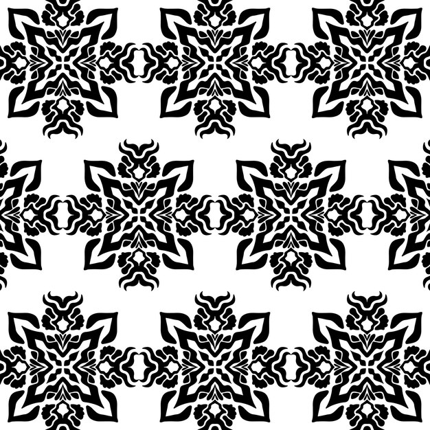 patrón floral abstracto fresco geométrico