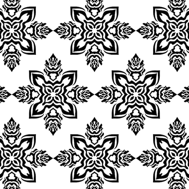 patrón floral abstracto fresco geométrico