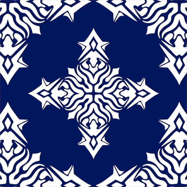 patrón floral abstracto fresco geométrico