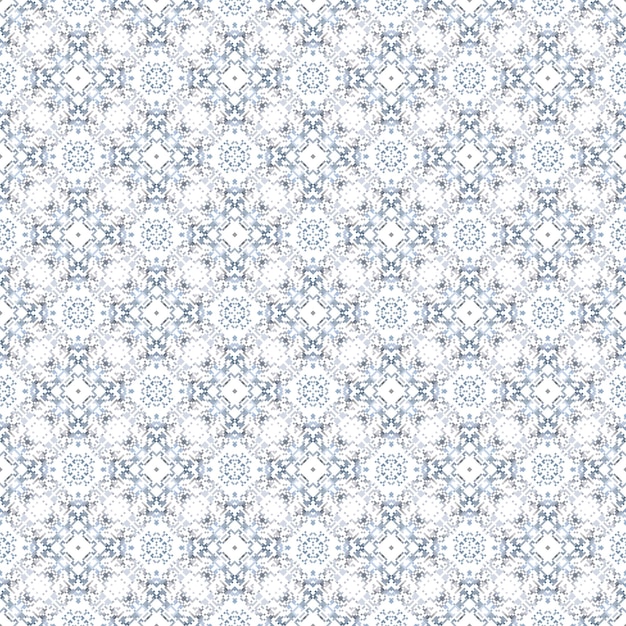 Patrón floral azul y blanco con un motivo floral.