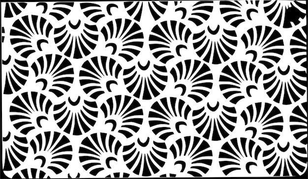 Un patrón floral en blanco y negro con las palabras "hibiscus" en la parte inferior.