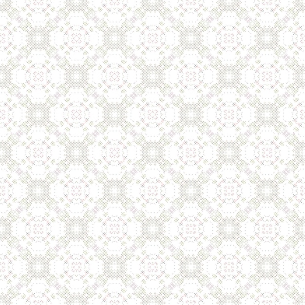 Un patrón floral blanco y rosa con un diseño floral.