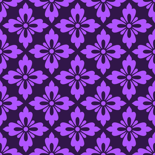 Patrón floral bonitas flores sobre fondo azul gris