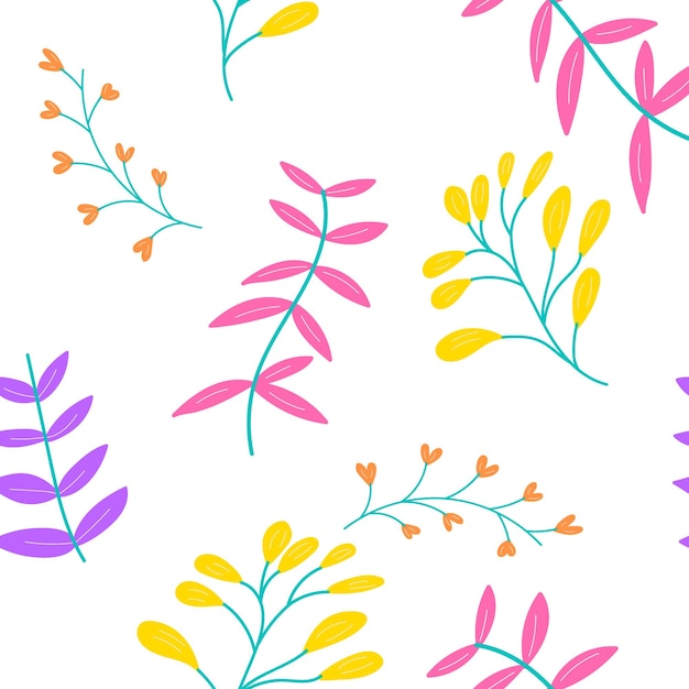 Patrón floral colorido para la decoración moderna del hogar de tela de papel tapiz y proyectos de papel de regalo