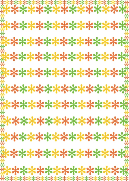 Vector patrón floral colorido vector libre