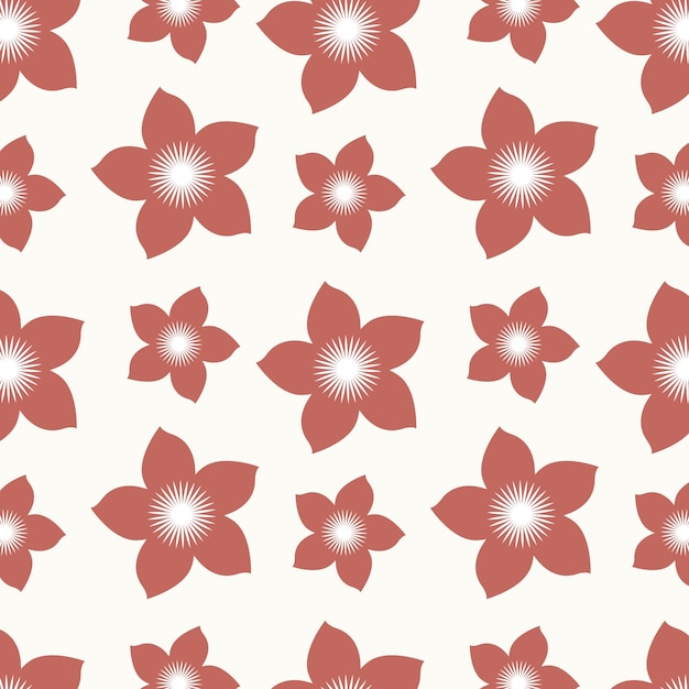 Patrón floral sin costuras brillante en el vector