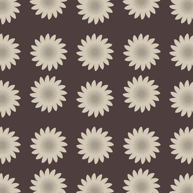 Patrón floral sin costuras brillante en el vector