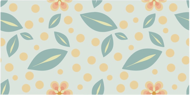 Patrón floral sin costuras en color pastel
