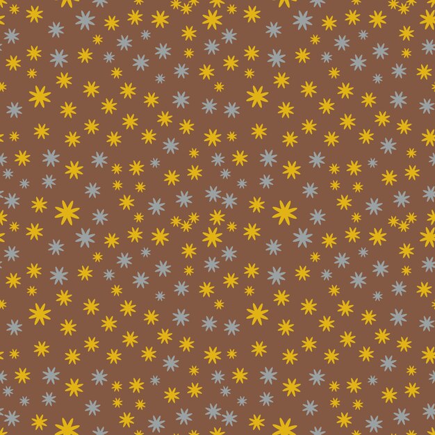 Patrón floral sin costuras elemento forma vectorial garabateo floral textura abstracta y fondo de tela