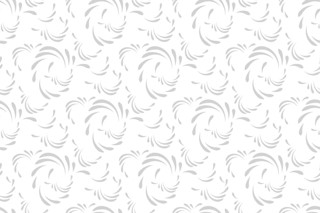 Patrón floral sin costuras Fondo clásico Ilustración vectorial