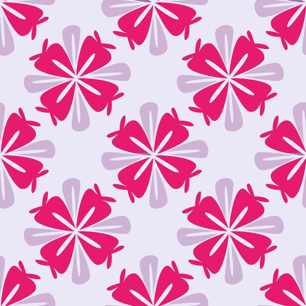 Patrón floral sin costuras Fondo con flores y hojas flores de hibisco de estilo hawaiano