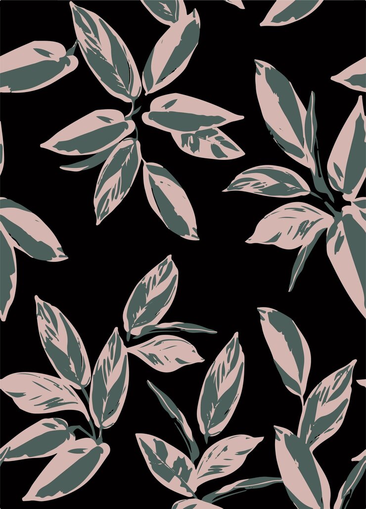 Patrón floral sin costuras con grandes flores e ilustración vectorial