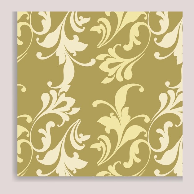 Patrón floral sin costuras Ilustración vectorial
