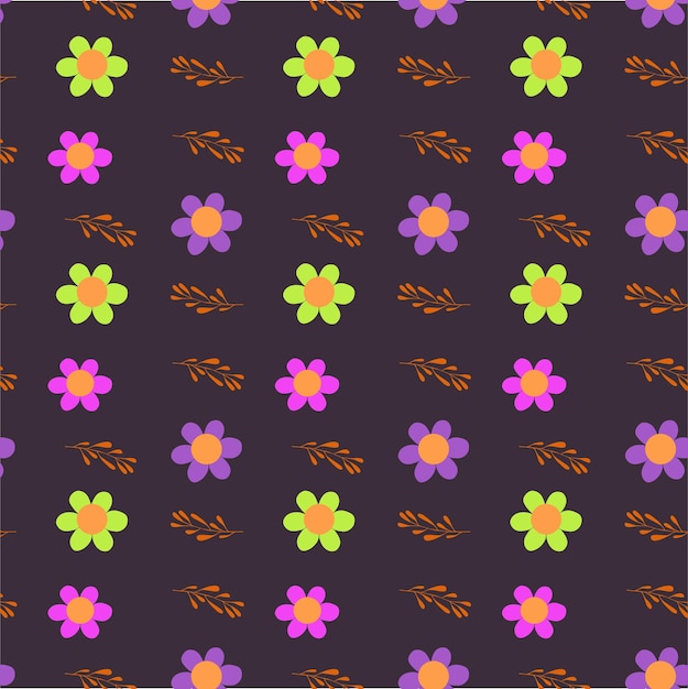 Patrón floral sin costuras para la impresión de papel tapiz de tela de moda
