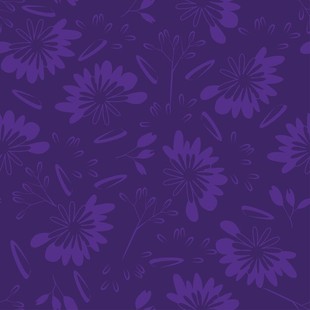 Patrón floral sin costuras libertad ditsy impresión ornamento floral abstracto en pequeño motivo popular elegante