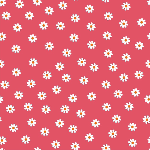 Patrón floral sin costuras Plantas y flores lindo estampado de verano Ilustración vectorial