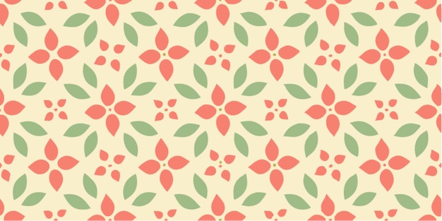 Patrón floral sin costuras