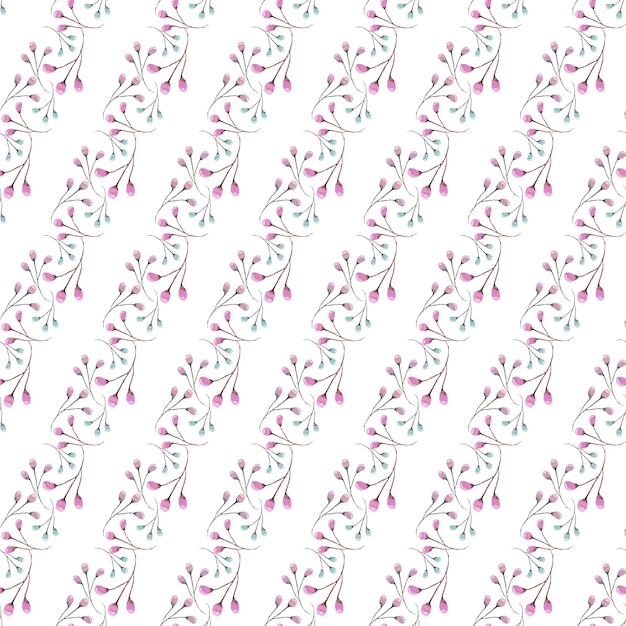 Patrón floral sin costuras
