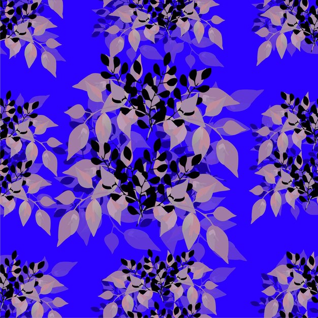 Patrón floral sin costuras