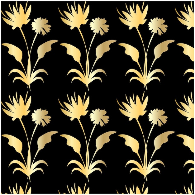 patrón floral dibujado a mano por vector