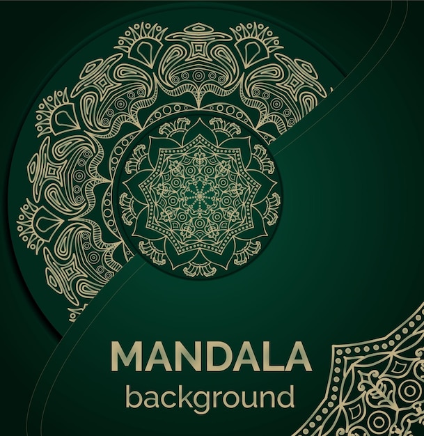 Patrón floral elegante, diseño de mandala ornamental de lujo, mandala árabe realista y fondo