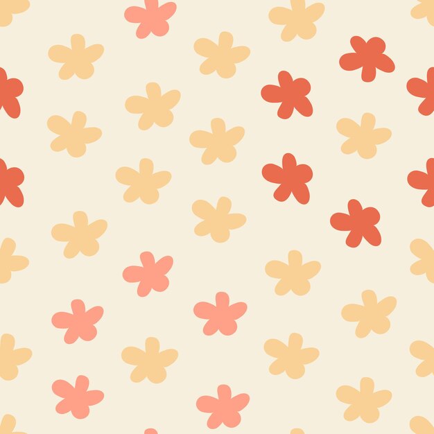 Patrón floral sin fisuras Diseño de superficie colorida