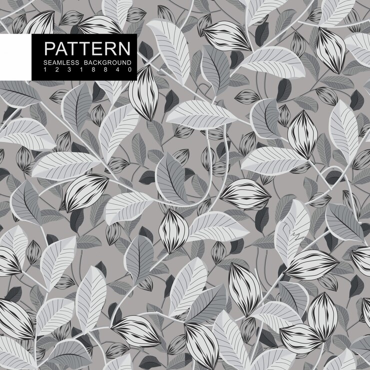 Patrón floral sin fisuras
