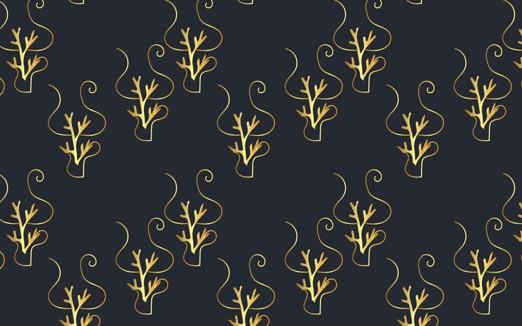 Vector patrón floral sin fisuras