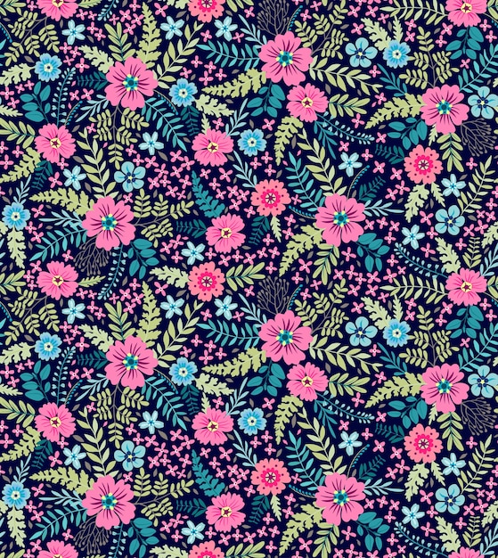 Patrón floral. Flores lindas