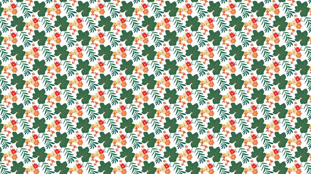 Patrón Floral Fondo Ilustraciones Vectoriales