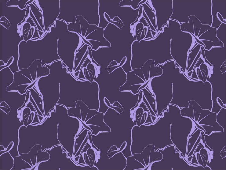 Vector patrón floral fondo transparente follaje y diseño de papel tapiz de flores de la naturaleza
