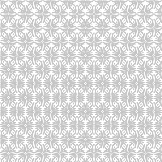 Patrón floral geométrico sin costuras vectorial para texturas de fondo, textiles impresos en tela