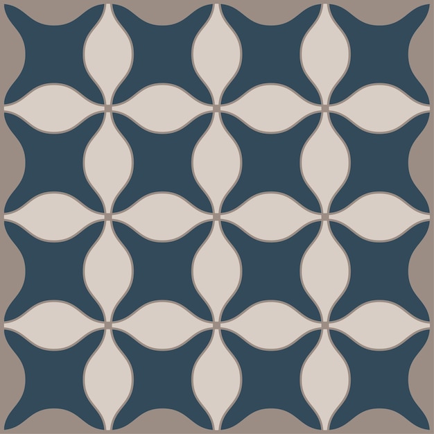 Patrón floral geométrico para el diseño de textiles y moda