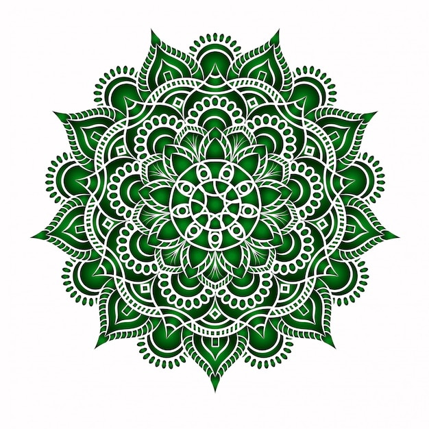 Patrón floral mandala