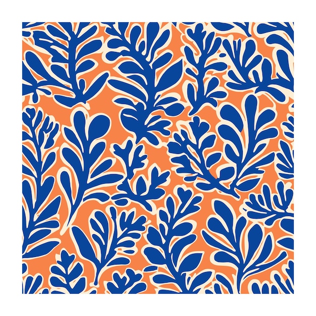Patrón floral moderno de moda