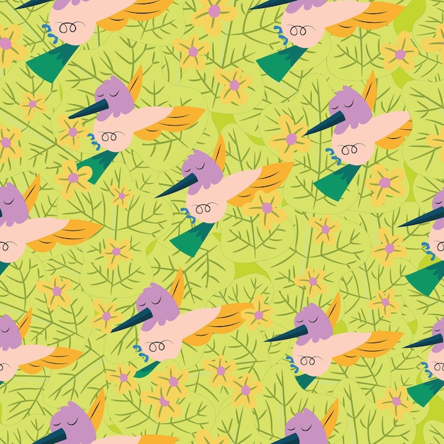 Un patrón floral muy bonito.