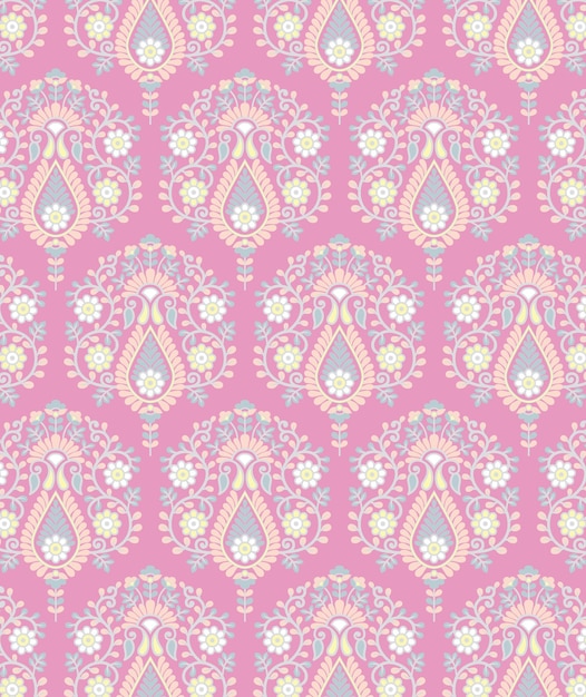 patrón floral textil y ilustración