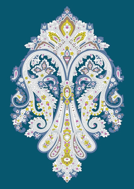 patrón floral textil y ilustración