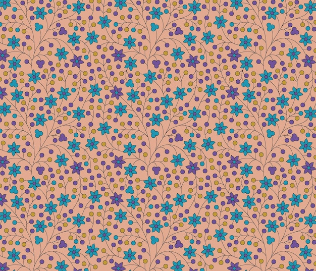 patrón floral textil y ilustración