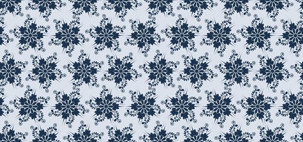 Patrón floral transparente abstracto retro vintage para el fondo