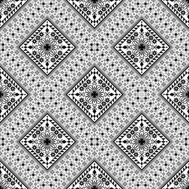 Patrón floral transparente abstracto simple patrón geométrico conjunto ilustración vectorial