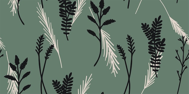 Patrón floral transparente hermosas flores vector Patrón abstracto Plantilla de diseño moderno