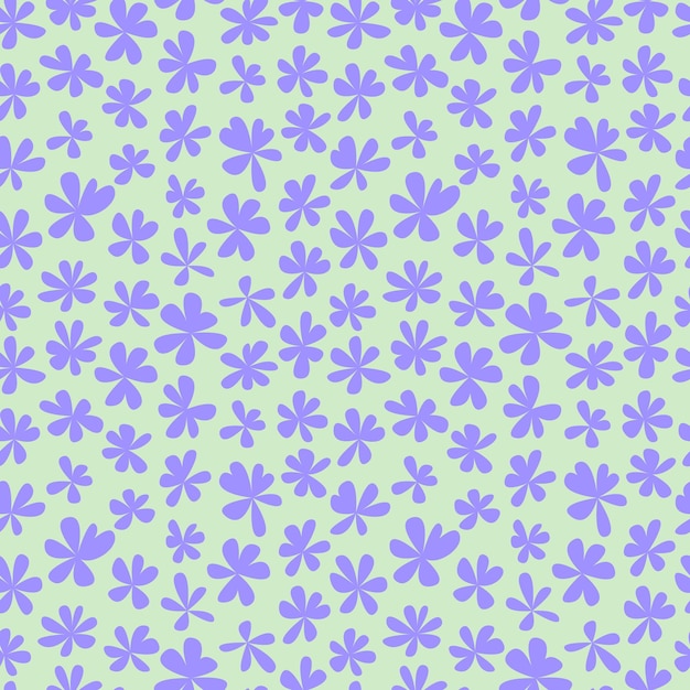 Patrón floral transparente de moda Patrón de Millefleurs Fondo de flores pequeñas lindas