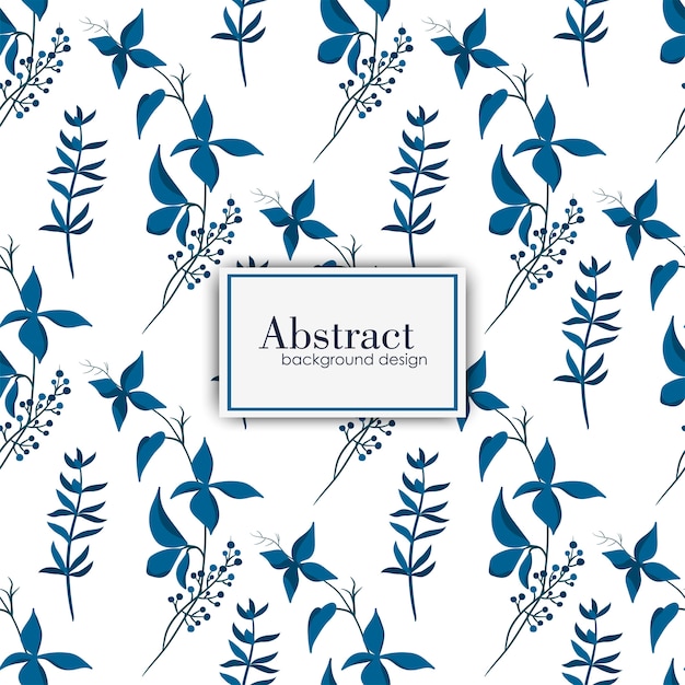 Patrón floral transparente de moda en vector