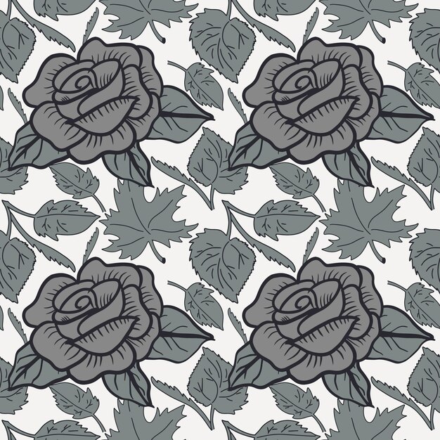 Patrón floral transparente para tela y flores textiles patrón repetido