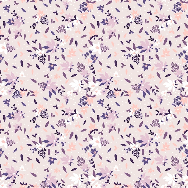 Patrón floral transparente
