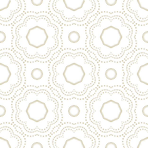 Patrón de flores abstractas Elementos de mandala Fondo sin costuras florecido para tapicería de papel tapiz