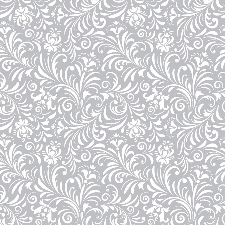Vector patrón con flores abstractas