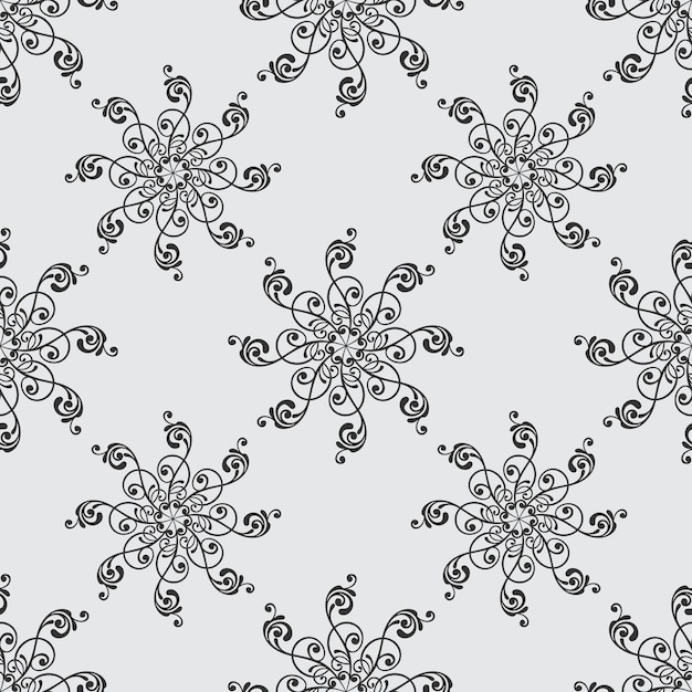 Patrón de flores de adorno para fondo de pantalla